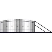 Ogrodzenia - Brama przesuwna Damian 4 m prawa - miniaturka - grafika 1