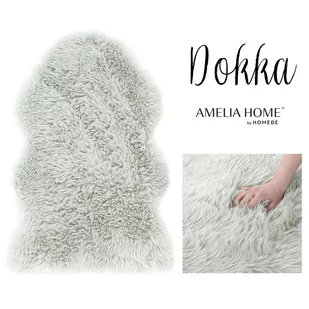 Dywan kształt nieregularny DOKKA kolor szary motyw nowoczesny styl nowoczesny 50x80 ameliahome - RUG/AH/DOKKA/GREY/S50x80 - Dywany - miniaturka - grafika 1