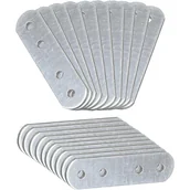 Zawiasy, okucia i inne akcesoria - 20 x Płytki łączące (77 x 16 x 2 mm) Proste Naprawa Montaż Naprawa Płaski Wspornik Łącznik Podpory Półki - miniaturka - grafika 1