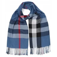 Apaszki i szaliki damskie - Ciepły szalik damski Cashmere angielska krata SZA-13 - miniaturka - grafika 1