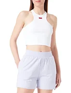 Koszulki i topy damskie - HUGO Damski top z dżerseju Danola White100, XXL, White100, XXL - miniaturka - grafika 1