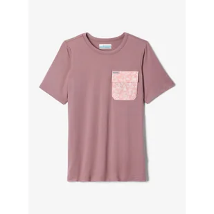 Koszulka szybkoschnąca dziewczęca Columbia Washed Out Utility Shirt - Odzież sportowa dziecięca - miniaturka - grafika 1