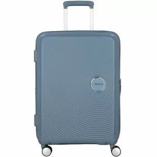 American Tourister Soundbox Walizka na 4 kółkach 67 cm stone blue 88473-E612 - Walizki - miniaturka - grafika 1