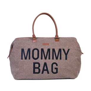 Childhome Torba Mommy Bag Teddy Soft Brown - Zestawy naczyń dla dzieci - miniaturka - grafika 1