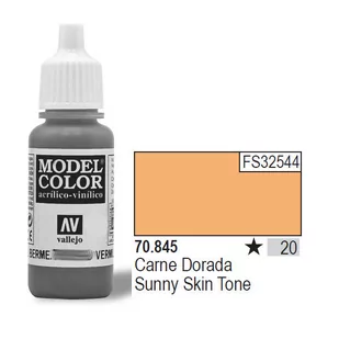 Vallejo 70845 Model Color Sunny Skintone 70.845 - Akcesoria do gier planszowych - miniaturka - grafika 1