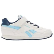 Buty dla chłopców - Reebok Royal Jog 3.0 Elastic & Top Strap Sneaker chłopięce sneakersy, Ftwrwhite Digitalblue Batikblue, 22.5 EU - miniaturka - grafika 1