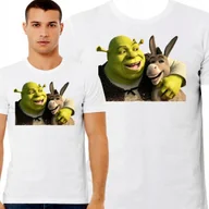 Koszulki męskie - KOSZULKA SHREK OSIOŁ MIŁOŚĆ PRZYJACIELE PREZENT PREMIUM L 3441 - miniaturka - grafika 1