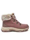 Botki damskie - Skechers Botki Snow Worries 167882/MVE Różowy - miniaturka - grafika 1