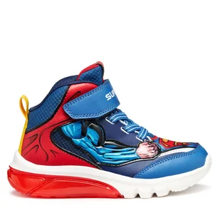 Sneakersy Geox J Ciberdron J56LBF 0BC14 C0200 M Niebieski - Buty dla chłopców - miniaturka - grafika 1