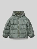 Kurtki i płaszcze dla chłopców - Kurtka pikowana o kroju regular fit z kapturem - miniaturka - grafika 1
