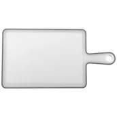 Deski do krojenia - DESKA DO KROJENIA 21X40,3X0,7CM ANTYPOŚLIZGOWA ŚREDNIA BIAŁY/SZARY kod: 40G-DES-G565M - miniaturka - grafika 1