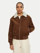 Kurtki damskie - Wrangler Kurtka bomber Aviator 112356507 Brązowy Regular Fit - miniaturka - grafika 1