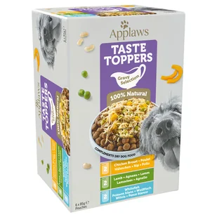 20% taniej! Applaws Taste Toppers, karma mokra dla psa w super cenie! - Pakiet próbny w sosie, 6 x 85 g - Mokra karma dla psów - miniaturka - grafika 1