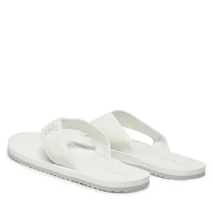 Japonki Calvin Klein Jeans Thong+ Cv YM0YM01235 Biały - Klapki i japonki męskie - miniaturka - grafika 1