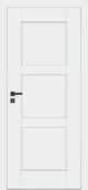 Drzwi wewnętrzne - Dre Drzwi Wewnętrzne Pełne Estra 1 Okleina Biała Mat - miniaturka - grafika 1