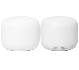 Google Nest Wifi router bezprzewodowy Gigabit Ethernet Dual-band (2.4 GHz/5 GHz) Biały GA00822-DE - Routery - miniaturka - grafika 1
