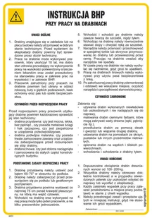 IAF31 INSTRUKCJA BHP PRZY PRACACH NA DRABINACH, PN - PŁYTA PCV 1MM; (245X350MM) - Instrukcje stanowiskowe BHP - miniaturka - grafika 1