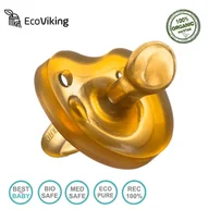 Smoczki uspokajające - Hevea Eco Viking Eco Viking, Smoczek anatomiczny, uspokajający, 0 m+ - miniaturka - grafika 1