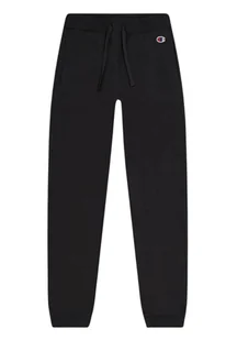 Spodnie damskie Champion Rib Cuff dresowe luźne czarne-XS - Spodnie damskie - miniaturka - grafika 1