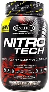 MuscleTech - Odżywka białkowa Nitro-Tech, Milk Chocolate, Proszek, 907g - Odżywki białkowe - miniaturka - grafika 1