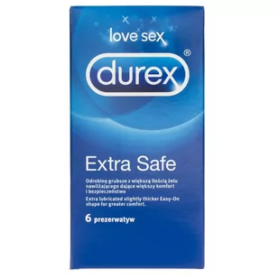 Durex Prezerwatywy Extra Safe 6 szt. - Prezerwatywy - miniaturka - grafika 1