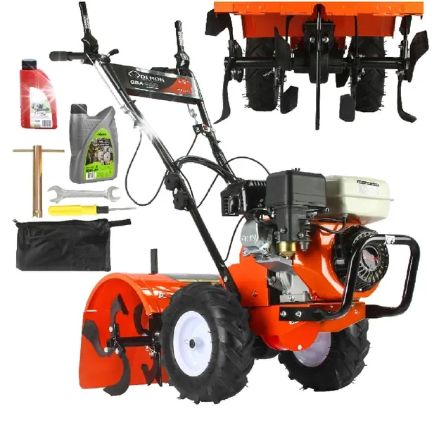 Glebogryzarka Spalinowa Z Napędem Pompowane Koła Kultywator Turbo 50cm 6,5k