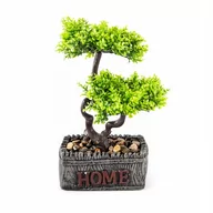 Sztuczne kwiaty - Bonsai Drzewko W Doniczce Ozdobna Roślina 25Cm - miniaturka - grafika 1