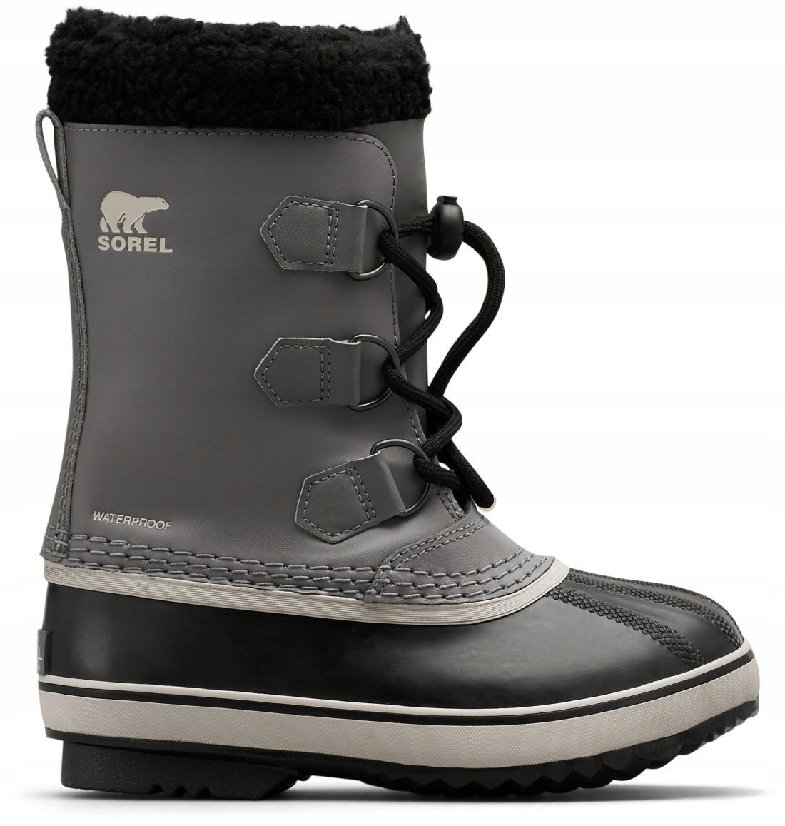 SOREL SZARE ŚNIEGOWCE Z OCIEPLINĄ I WODOODPORNE 32 JŁA