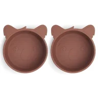 Miseczki i talerzyki dla dzieci - 2 Miseczki Silikonowe Koala Mahogany Nuuroo - miniaturka - grafika 1