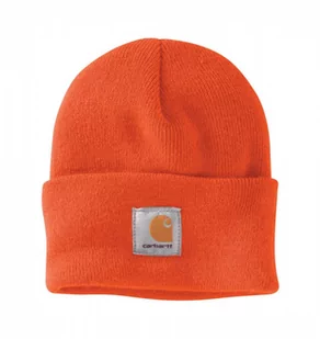 Czapka zimowa Carhartt Acrylic Watch Hat A18 Brite Orange - Czapki damskie - miniaturka - grafika 1