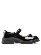 Buty dla dziewczynek - Tommy Hilfiger Półbuty Ballerina T3A3-32580-0774 S Czarny - miniaturka - grafika 1