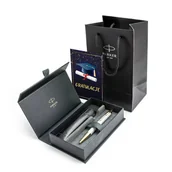 Zestawy piśmiennicze - Zestaw długopis Parker IM w pudełku z torebką Prezent na zakończenie szkoły - miniaturka - grafika 1