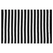 Dywany zewnętrzne - Beliani Dywan na zewnątrz czarno-biały 140 x 200 cm TAVAS - miniaturka - grafika 1