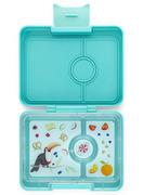 Lunch boxy - Śniadaniówka / lunchbox dziecięcy Yumbox Snack - misty aqua / tucan tray - miniaturka - grafika 1