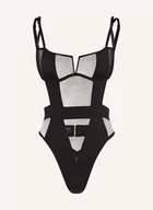 Body - Bluebella Body Ze Stringami Orla schwarz - miniaturka - grafika 1