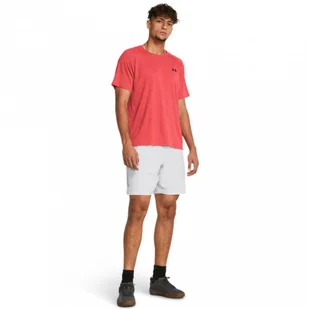 Męskie spodenki treningowe Under Armour UA Tech Woven Wordmark Short - białe - UNDER ARMOUR - Spodnie sportowe męskie - miniaturka - grafika 1