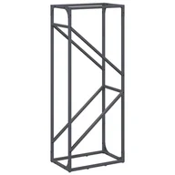 Wózki magazynowe - vidaXL Stojak na drewno opałowe, antracyt, 40x25x100 cm - miniaturka - grafika 1
