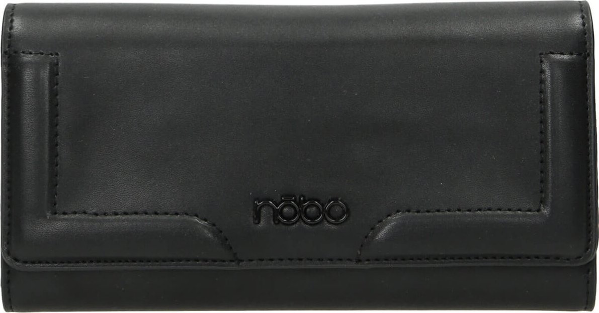 Nobo Portfel Damski Nobo Duży Matowy Czarny