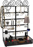 Biżuteria - akcesoria - STOJAK NA BIŻUTERIĘ ORGANIZER EKSPOZYTOR NASZYJNIKI PIERŚCIONKI BRANSOLETKI - miniaturka - grafika 1