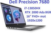 Laptopy - DELL PRECISION 7680 i7-13850HX 16GB 512SSD 16" FHD+ 1920x1200 NVIDIA GeForce RTX 2000 Ada 8GB W11Pro - miniaturka - grafika 1