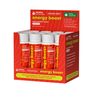 Cosma Cannabis Energy Boost, shot, 12 x 80 ml - Układ nerwowy - miniaturka - grafika 1