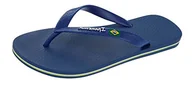 Klapki i japonki męskie - Ipanema Classica Brasil II męskie klapki japonki, Azul 22413, 45/46 EU - miniaturka - grafika 1