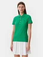 Koszulki i topy damskie - Lacoste Polo PF5462 Zielony Slim Fit - miniaturka - grafika 1