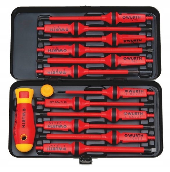 WURTH Zestaw wkrętaków VDE 14 szt W IZOLACJI