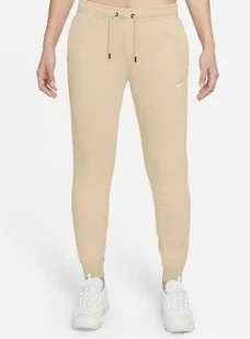 Spodnie Dresowe Damskie Beżowe Nike Sportswear Essential DR6161-206 r. L - Dresy damskie - miniaturka - grafika 1
