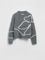 Swetry damskie - Reserved - Sweter ze wzorem - wielobarwny - miniaturka - grafika 1