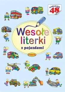 Wesołe literki z pojazdami - Mariola Budek - Książki edukacyjne - miniaturka - grafika 1
