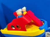 Samoloty i helikoptery - Vikingtoys: Statek- Prom + 2 figurki + 2auta (30cm) 1099 - miniaturka - grafika 1