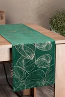 Obrusy i serwetki - Bieżnik Blink (16) 35x180 Ciemnozielony Eurofirany - miniaturka - grafika 1