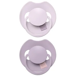 Smoczek silikonowy dynamiczny LOVI Prime 6-18m 2 szt. Lilac/Violet z etui - Smoczki uspokajające - miniaturka - grafika 1